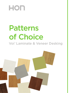 Patterns of Choice Voi Laminate &amp; Veneer Desking