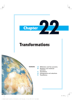 22 Transformations Chapter