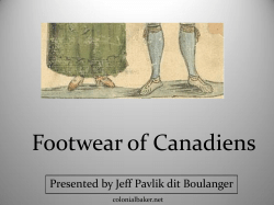 Footwear of Canadiens Presented by Jeff Pavlik dit Boulanger colonialbaker.net