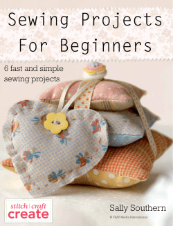 Sewing Projects For Beginners Sally Southern 6 fast and simple