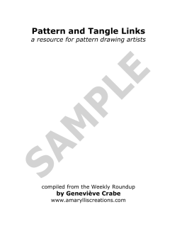 Pattern and Tangle Links a resource for pattern drawing artists
