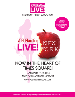 N EW YO R K NOW IN THE HEART OF TIMES SQUARE!