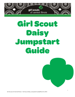 Girl Scout Daisy Jumpstart Guide