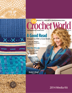 Crochet World A Good Read 24 2014 Media Kit