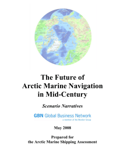 The Future of Arctic Marine Navigation in Mid-Century Scenario Narratives