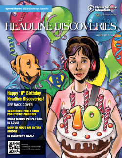 Headline discoveries Happy 10 Birthday Headline Discoveries!