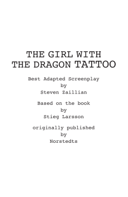 TATTOO THE GIRL WITH THE DRAGON