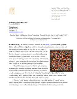 FOR IMMEDIATE RELEASE Media Contact: November 18, 2013