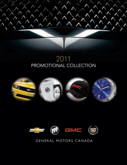 2011 Promotional ColleCtion