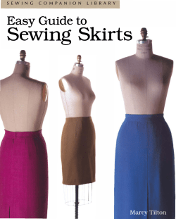 Sewing  Skirts Easy  Guide to SEWING COMPANION  LIBRARY