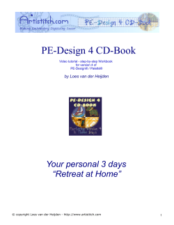 PE-Design 4 CD-Book Your personal 3 days “Retreat at Home” .