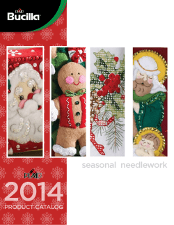 2014 seasonal  needlework PRODUCT CATALOG