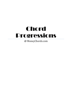 Chord Progressions  @ MoneyChords.com