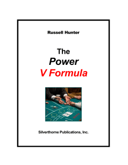 Power V Formula The
