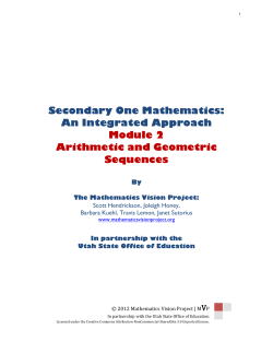 Secondary One Mathematics: An Integrated Approach  Module 2