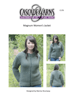 Magnum Women’s Jacket C178 Designed by Marina Shumway