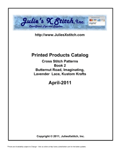 Printed Products Catalog