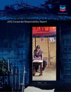 2012 Corporate Responsibility Report