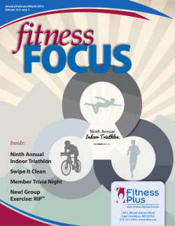 Ninth Annual Indoor Triathlon Swipe It Clean Member Trivia Night