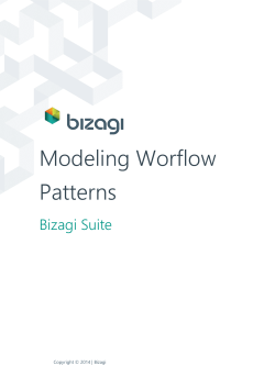 Modeling Worflow Patterns Bizagi Suite