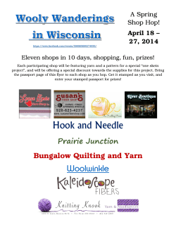 A Spring Shop Hop! April 18 – 27, 2014
