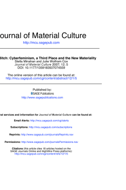 Journal of Material Culture