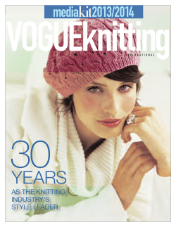 knitting 30 VOGUE YEARS