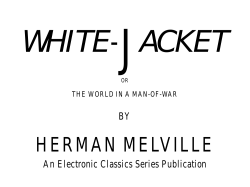 J WHITE ACKET HERMAN MELVILLE