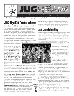 JJ16: Tight-Knit Theatre, and more