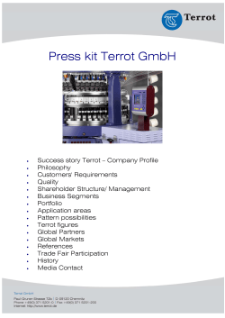 Press kit Terrot GmbH