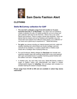Sam Davis Fashion Alert