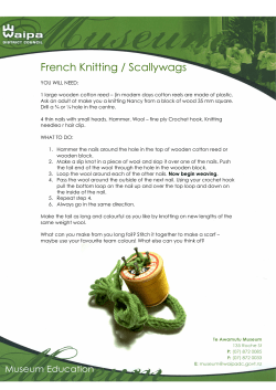 French Knitting / Scallywags