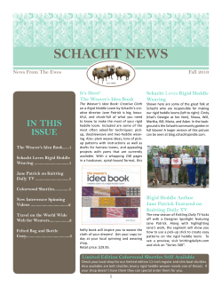 SCHACHT NEWS News From The Ewes Fall 2010 It’s Here!