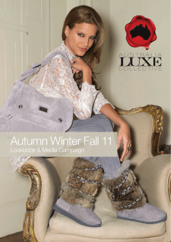 Autumn Winter Fall 11 Lookbook &amp; Media Campaign