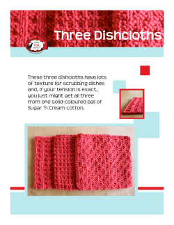 Three Dishcloths