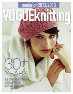 knitting 30 VOGUE +