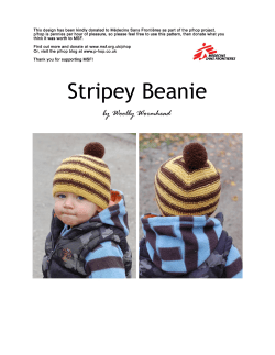 Stripey Beanie by Woolly Wormhead
