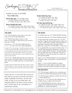 SSI Knit Stay Tape – FOR SEAMS: FOR HEMS: SewkeysE