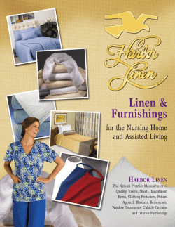 Linen &amp; Furnishings for the Nursing Home and Assisted Living