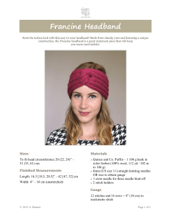 Francine Headband