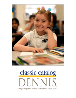 classic catalog Outfitting the nation’s best schools since 1920