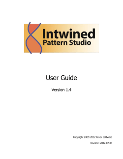 User Guide  Version 1.4 Copyright 2009-2012 Favor Software