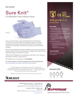 Sure Knit ® #S10SXB 4330 grams of cut