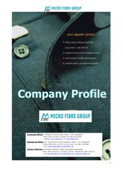 Company Profile . Corporate Office: