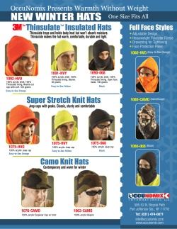 ❄ NEW WINTER HATS Thinsulate Insulated Hats