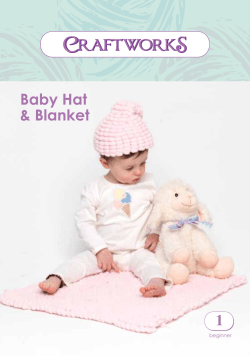 Baby Hat &amp; Blanket 1 beginner