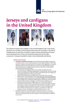 Jerseys and cardigans in the United Kingdom