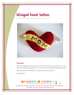 Winged heart tattoo Description