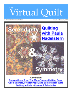 &amp; Virtual Quilt Serendipity Symmetry