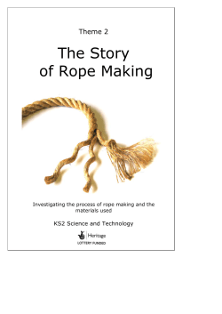 The Story of Rope Making  Theme 2